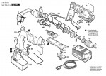 Bosch 0 601 933 352 GBM 9,6 VSP-3 Batt-Oper Drill 9.6 V / GB Spare Parts GBM9,6VSP-3